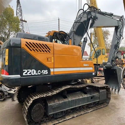 Well-Maintained Hyundai 220LC-9S Crawler Excavator with Diesel Engine in Good Condition