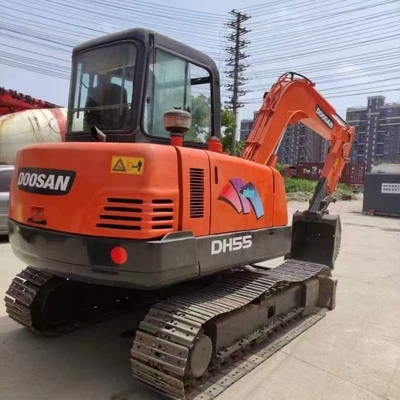 Doosan DH55 Crawler Excavator 5.5 Tons Original Color Used Mini Excavator in Shanghai