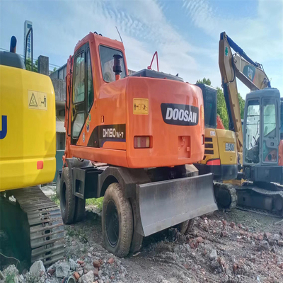 DH150W-7 Doosan Wheel Excavator in Good Condition with Hydraulic Valve Other