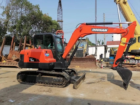 High Operating Efficiency Doosan DX60 Mini Digging Machine with Liyuan Hydraulic Pump