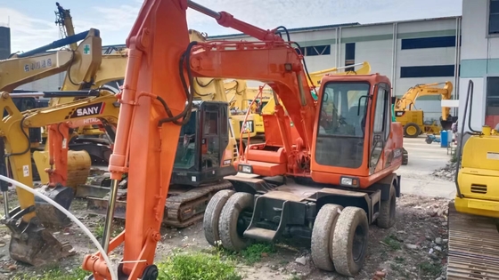 DOOSAN DH150w-7 Wheel Excavator Original Paint and 16000 KG on Stock for Construction