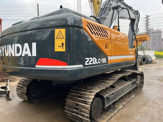 Used HYUNDAI 220LC-9S Excavator Crawler Hydraulic Digger with and from Original KOREA