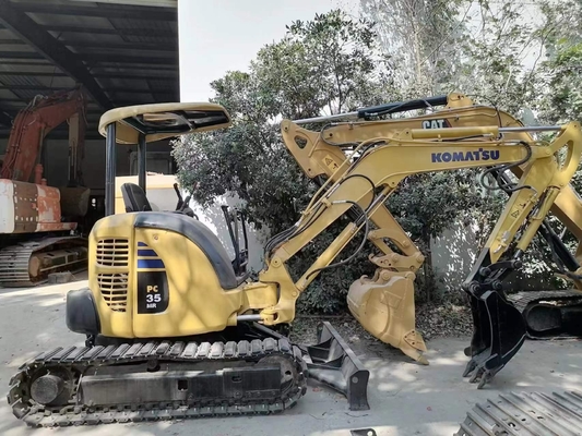Original Color Komatsu Pc35MR Boutique Second-hand PC35 Excavator in Good Condition