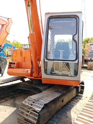 Quancai Engine HITACHI EX60 Excavator 6 Ton Crawler Digger with 0.32m3 Bucket Capacity