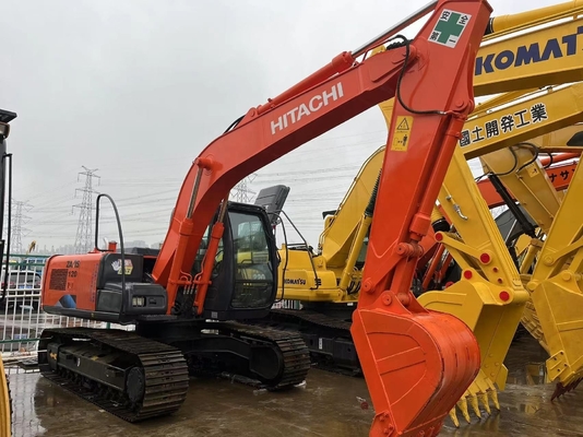 Secondhand HITACHI EX120 Excavator 12ton Digger with Excellent Working Condition