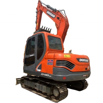 High Operating Efficiency Original Engine Doosan DX80 Used Excavator Japan Digger