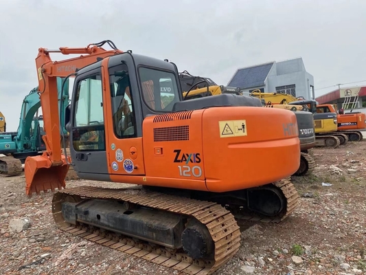 Secondhand HITACHI ZX120 excavator 12ton digger with and excellent working condition