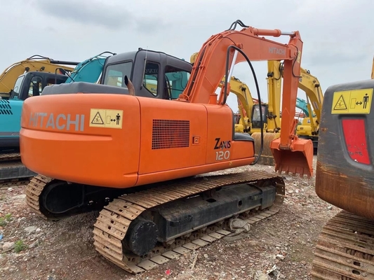 Secondhand HITACHI ZX120 excavator 12ton digger with and excellent working condition