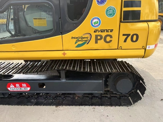 Crawler Used Komatsu PC70 Excavator 7TON with Original Paint and Other Hydraulic Valve