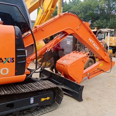 Used Hitachi ZX70 Excavator Maximum Digging Depth of 4170mm and 7 TON Operating Weight