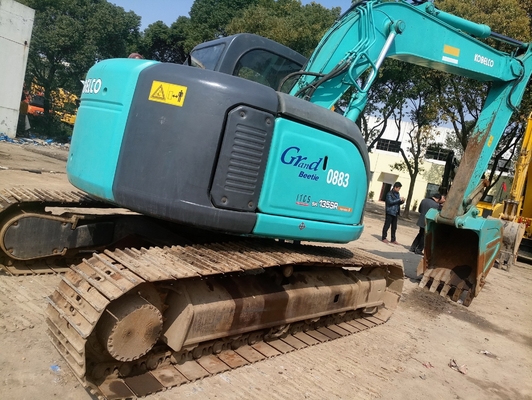 KOBELCO Used Crawler Excavator SK135S in Good Condition Original Paint Hydraulic Digger