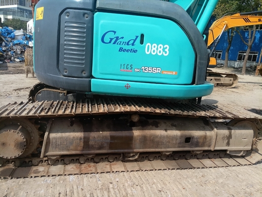 KOBELCO Used Crawler Excavator SK135S in Good Condition Original Paint Hydraulic Digger