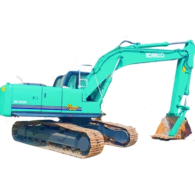 Used Kobelco SK200-6 Crawler Excavator with 66KW Power in Good Condition