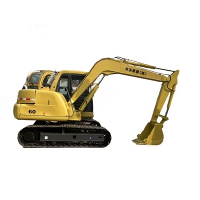 Japan 6ton Crawler KOMATSU PC60 Excavator Secondhand Earth-moving Machine Mini Digger