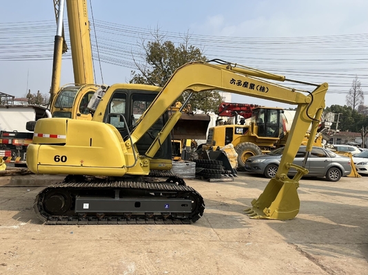 Japan 6ton Crawler KOMATSU PC60 Excavator Secondhand Earth-moving Machine Mini Digger