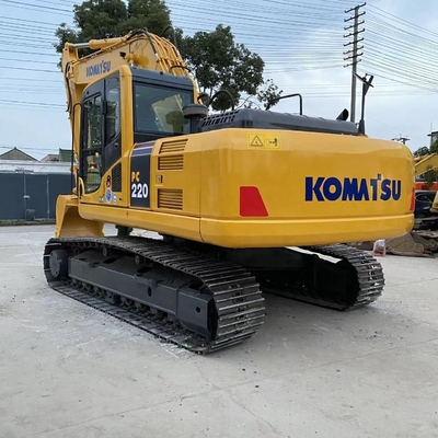 95KW Used Komatsu PC220 Excavator for Construction Digger 22TON Machinery from Japan