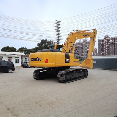 95KW Used Komatsu PC220 Excavator for Construction Digger 22TON Machinery from Japan