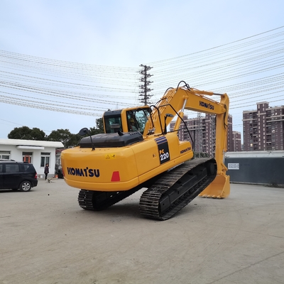 95KW Used Komatsu PC220 Excavator for Construction Digger 22TON Machinery from Japan