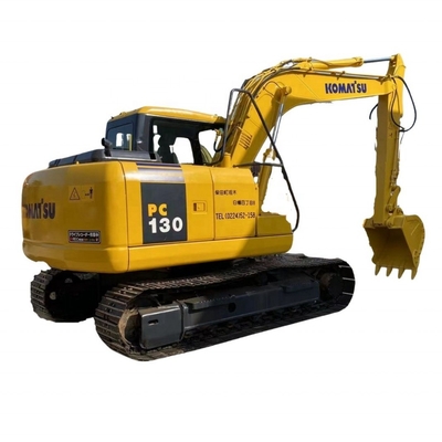 13ton Operating Weight Komatsu PC130 Excavator Imported from Japan at in Shanghai Yard