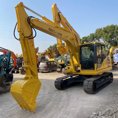 13ton Operating Weight Komatsu PC130 Excavator Imported from Japan at in Shanghai Yard