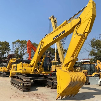 Japan Import Secondhand Komatsu PC450 Excavator Used 45Ton Digger in Shanghai Yard