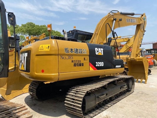 Moving Type Crawler Hydraulic Excavator Cat 320D Digger with Low Hours on Stock