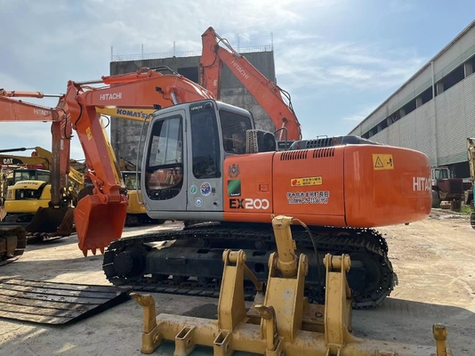 Used HITACHI EX200 Zaxis 120-6 Excavator with ISUZU Engine and Vickers Hydraulic Valve