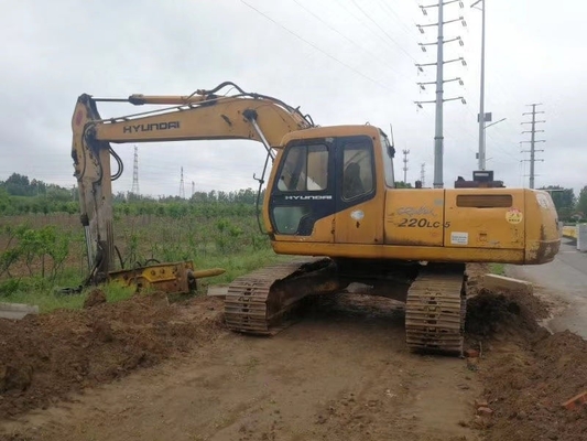 Korea Original 22Ton Hyundai 220LC-5 Secondhand Crawler Digger with Good Performance