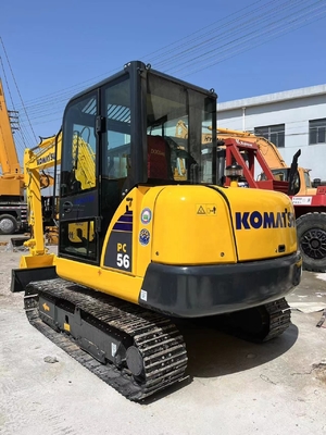 Used Mini Excavator PC56 in Shanghai /Used Komatsu PC55mr Excavator MADE IN JAPAN