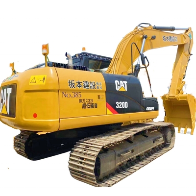23000 kg Used CATERPILLAR Excavator 320D in Original Paint from Japan