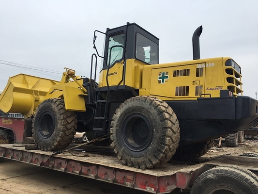 Used Komatsu 20ton Wheel Loader WA320 with Original Engine and Liyuan Hydraulic Pump