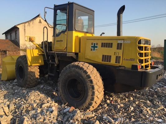 Used Komatsu 20ton Wheel Loader WA320 with Original Engine and Liyuan Hydraulic Pump