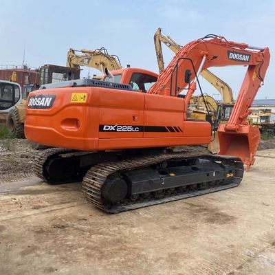22TON Operating Weight Used Doosan DX225LC Excavator with Original Hydraulic Valve
