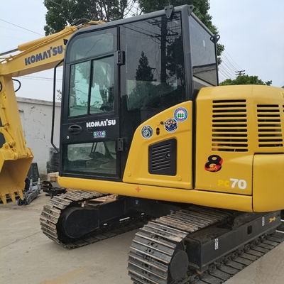 Excellent Condition Used Komatsu PC70 Excavator 7TON Crawler Excavator at Affordable