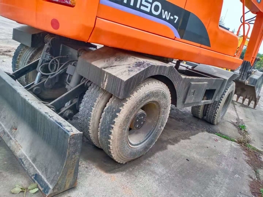 Advantages of Low Hours Doosan DH150W-7 Second Hand Hydraulic Crawler Digger Excavator