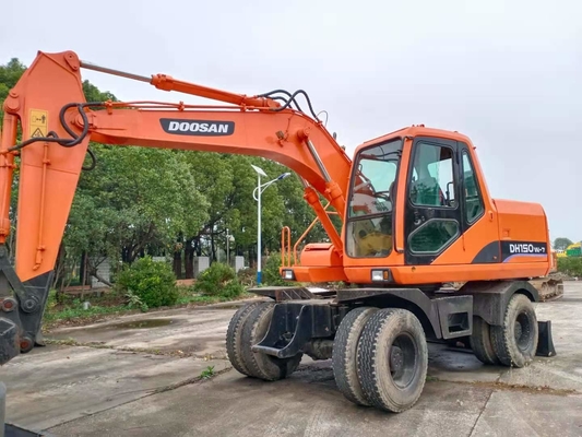 Advantages of Low Hours Doosan DH150W-7 Second Hand Hydraulic Crawler Digger Excavator