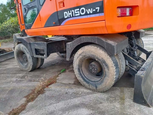 Advantages of Low Hours Doosan DH150W-7 Second Hand Hydraulic Crawler Digger Excavator