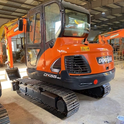 2022 Doosan DX55-9C Second Hand Hydraulic Crawler Digger with Original Hydraulic Valve