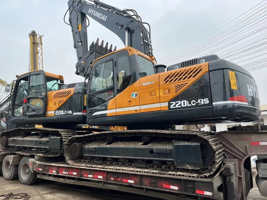 Hyundai 220LC-9s Used Excavator with Original Color and in Great Condition in Korea