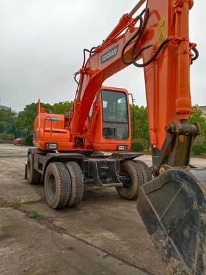 High Operating Efficiency Doosan DH150W-7 Used Tractor Excavator with Japan Engine