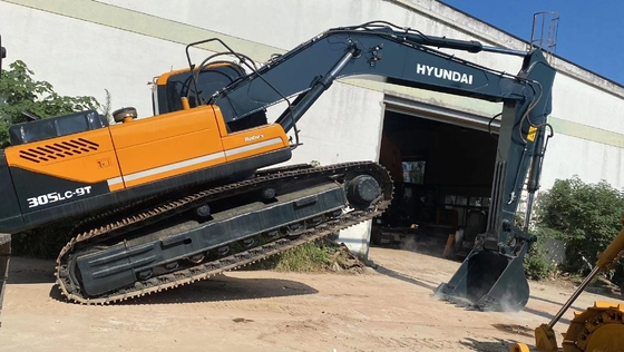 Used Hyundai 305lc-9t Excavator with Liyuan Hydraulic Pump and HINO Engine