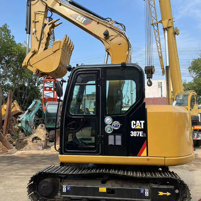 Good Condition Used CAT 307E2 Wheel Excavator 20000 KG Machine Weight Crawler Machine