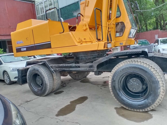 150W Used Hyundai Wheel Excavator Well-Maintained Second Hand 15 Ton Heavy Equipment