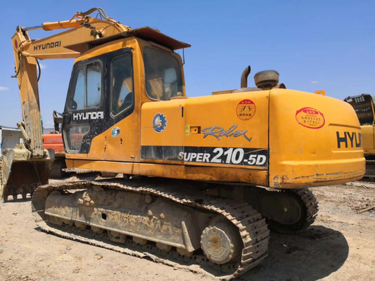 20 Ton Hyundai 210-5 Excavator Second Hand Crawler Excavator with 0.8m3 Bucket Capacity