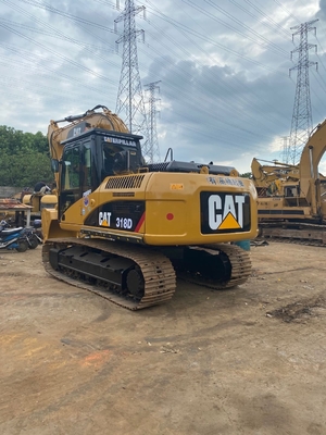 18000 KG Used Cat 318d Excavator with Good Condition and Original Japanese Engine