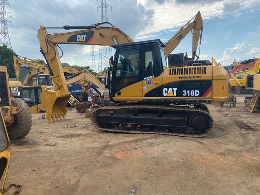 18000 KG Used Cat 318d Excavator with Good Condition and Original Japanese Engine