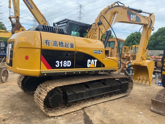 18000 KG Used Cat 318d Excavator with Good Condition and Original Japanese Engine