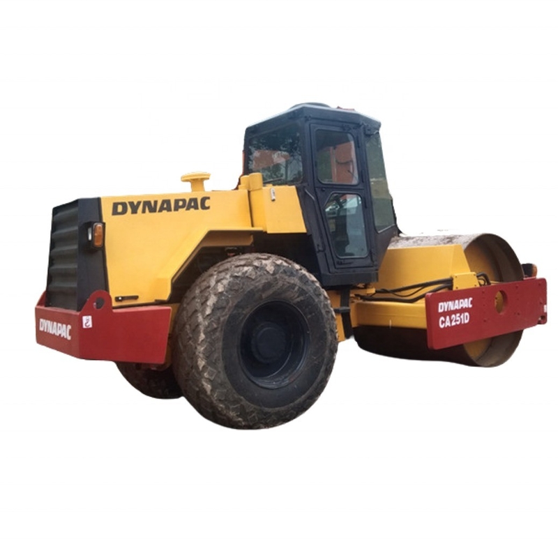 Used 9TON Japan EPA Engine CA251 Hydraulic Road Roller Dynapac CA251 Original Paint