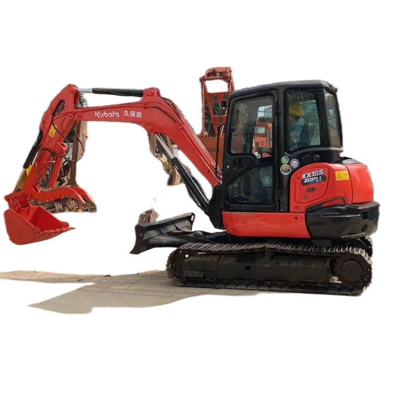 Crawler Excavator Used Original Japan 6T Kubota KX165-5 Good Condition EPA Engine in Shanghai