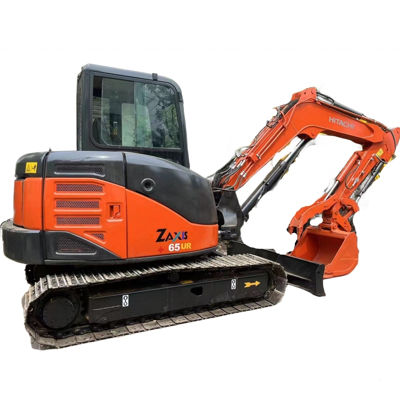 Second-hand Hitachi zx65ur Excavator with 0.1m3 Bucket Capacity in Good Condition